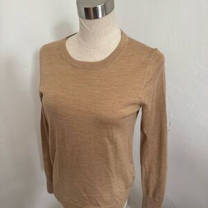 J. Crew Women's Tan Crew Neck Sweater